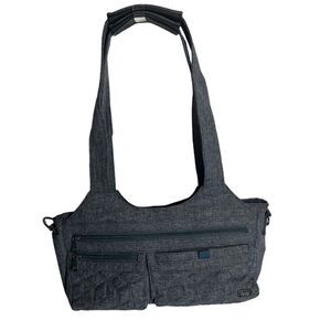 Lug Streetcar East West Shallow Travel Bag Grey